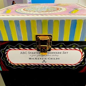 ABC starter dinnerware set by Mackenzie Childs